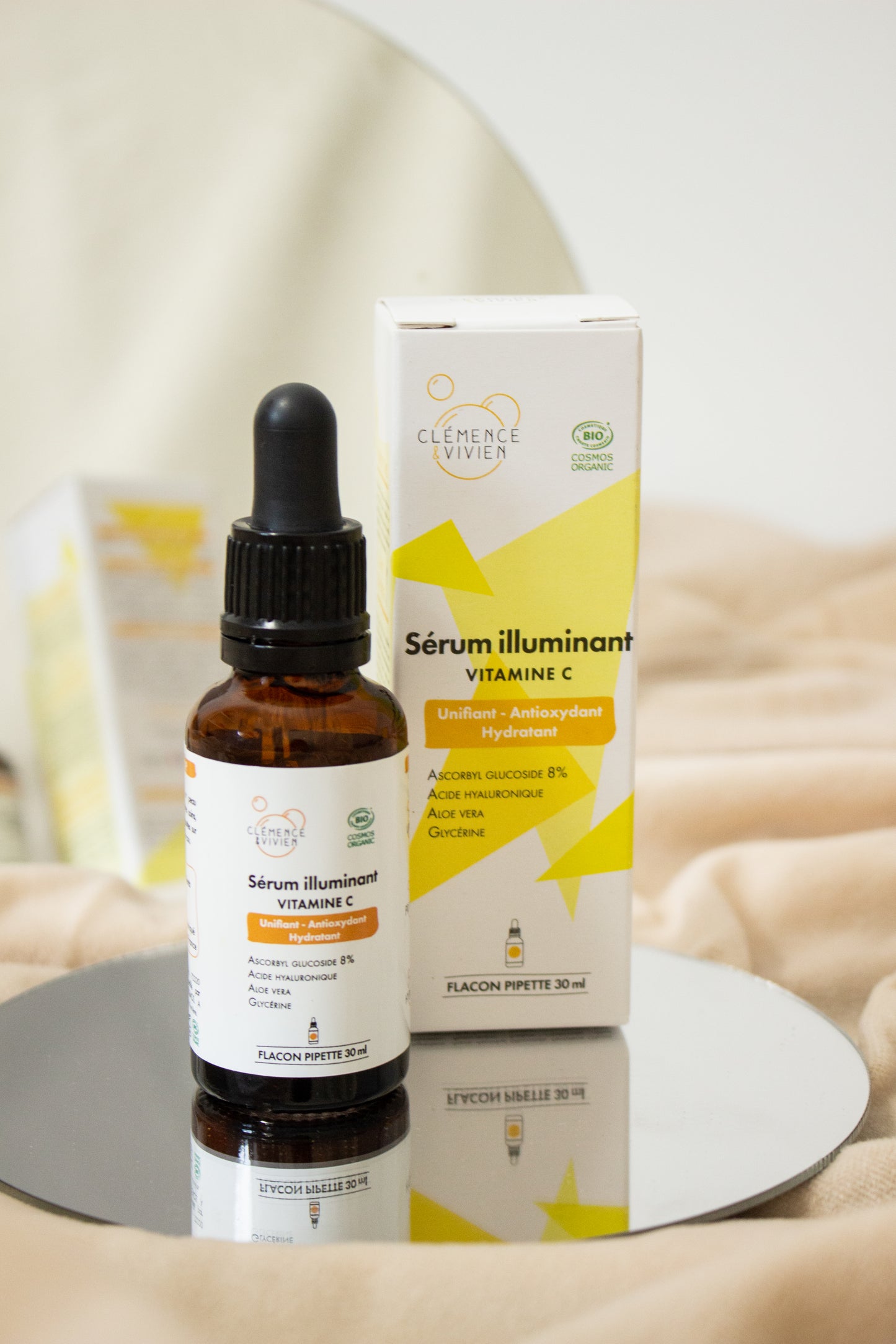 Sérum illuminant - Vitamine C + acide hyaluronique