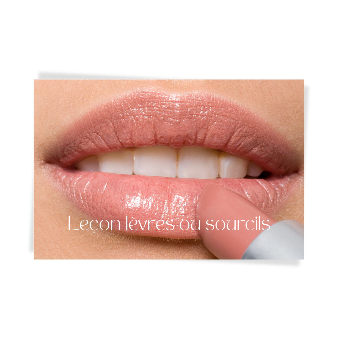 La leçon focus make up - Lèvres ou sourcils