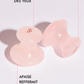 Pierre de massage visage - Mushroom en quartz rose