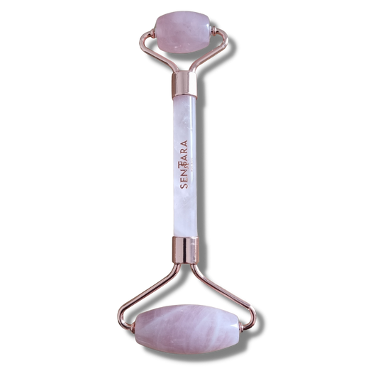 Roll-on massage visage - Quartz rose